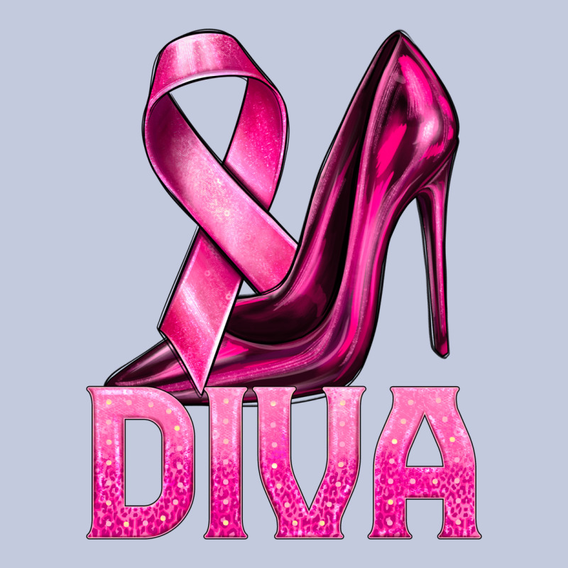 Breast Cancer Diva Ribbon And Heels Long Sleeve Tee by texasbilliewilder | Teevron