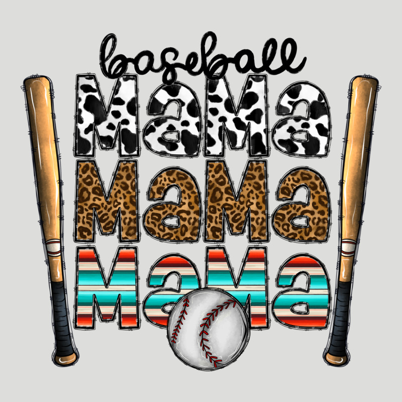 Baseball Mama Mama Mama Zipper Hoodie by CowhideDigitalArt | Teevron