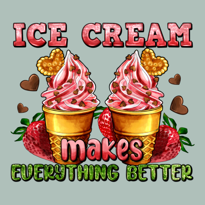 Ice Cream Makes Everything Better Heavyweight Hoodie by AdoDesignShop | Teevron