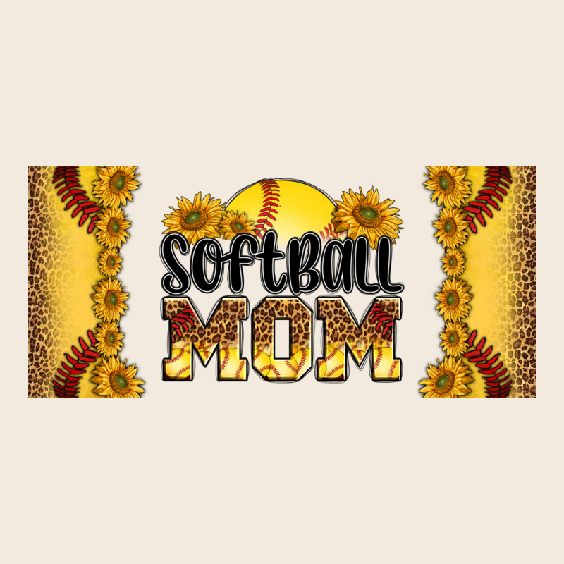 Leopard Softball Mom 16oz Libbey Glass Zipper Hoodie by HRA Design Shop | Teevron