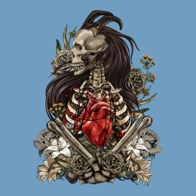 Floral Skeleton Urban Heavy Tee by RanaPortraitStore | Teevron