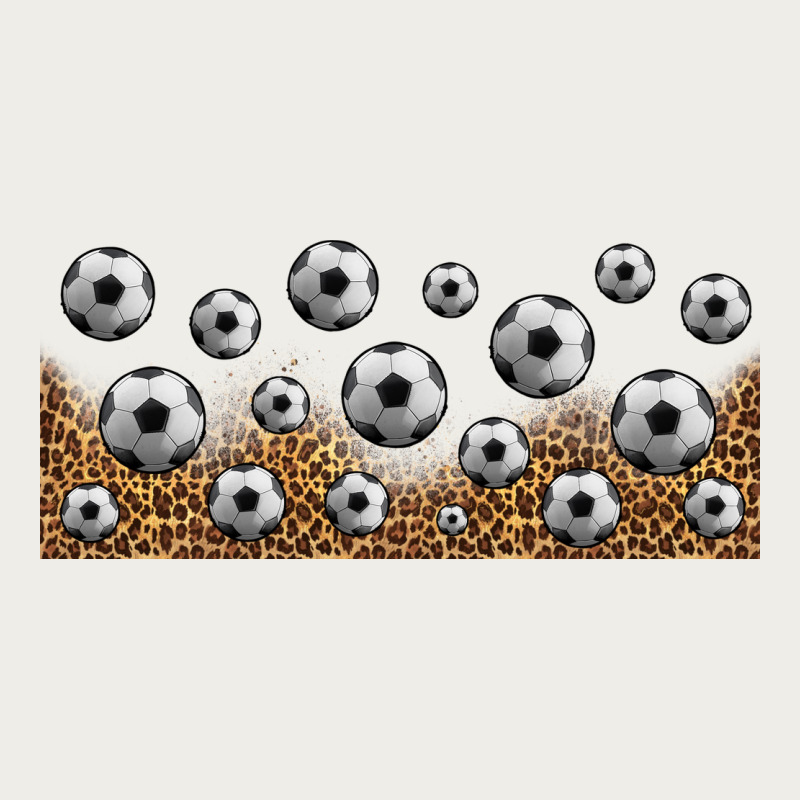 Leopard Soccer 16oz Libbey Glass Zipper Hoodie by HRA Design Shop | Teevron