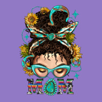 Western Messy Bun Mom With Sunflower Urban Hoodie | Teevron