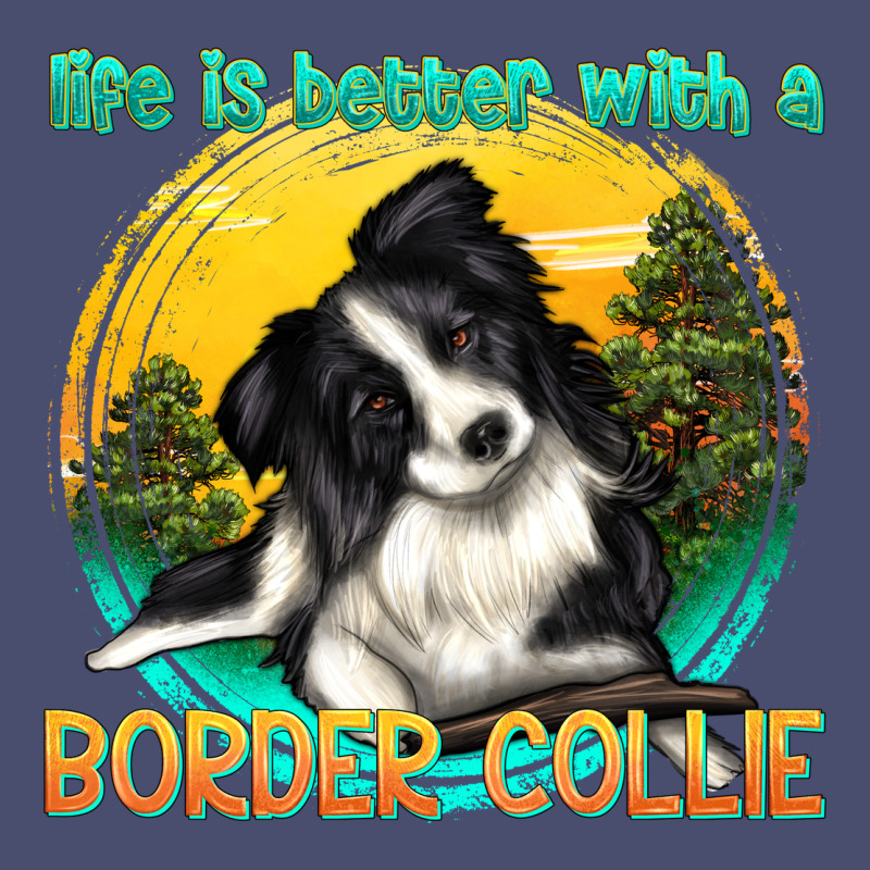 Life Is Better With A Border Collie Vintage Tee by texasbilliewilder | Teevron