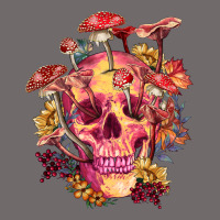 Floral Skeleton With Mushrooms Urban Heavy Tee | Teevron
