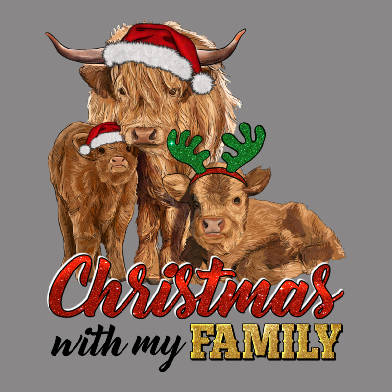 Cow And Calves Christmas With My Family Vintage Tee by RanaPortraitStore | Teevron