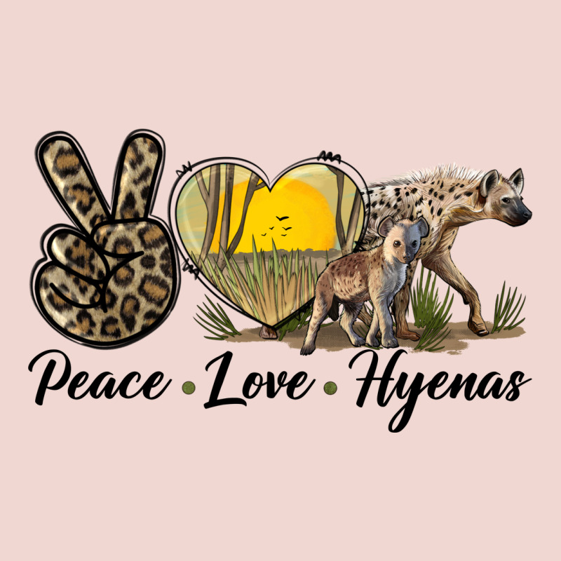 Peace Love Hyenas Premium Sweatshirt by LillyAllenDesigns | Teevron