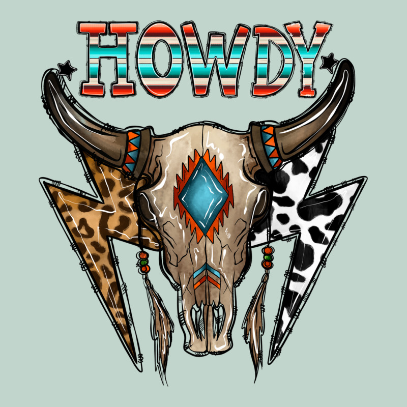 Howdy Boho Skull Zipper Hoodie by CowhideDigitalArt | Teevron