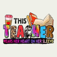 This Teacher Wears Her Heart On Her Sleeve Urban Heavy Tee | Teevron