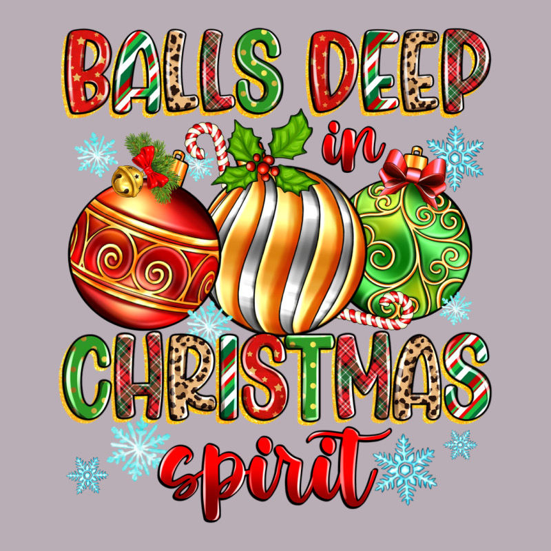 Balls Deep In Christmas Spirit Vintage Tee by Zillion Design Studio | Teevron