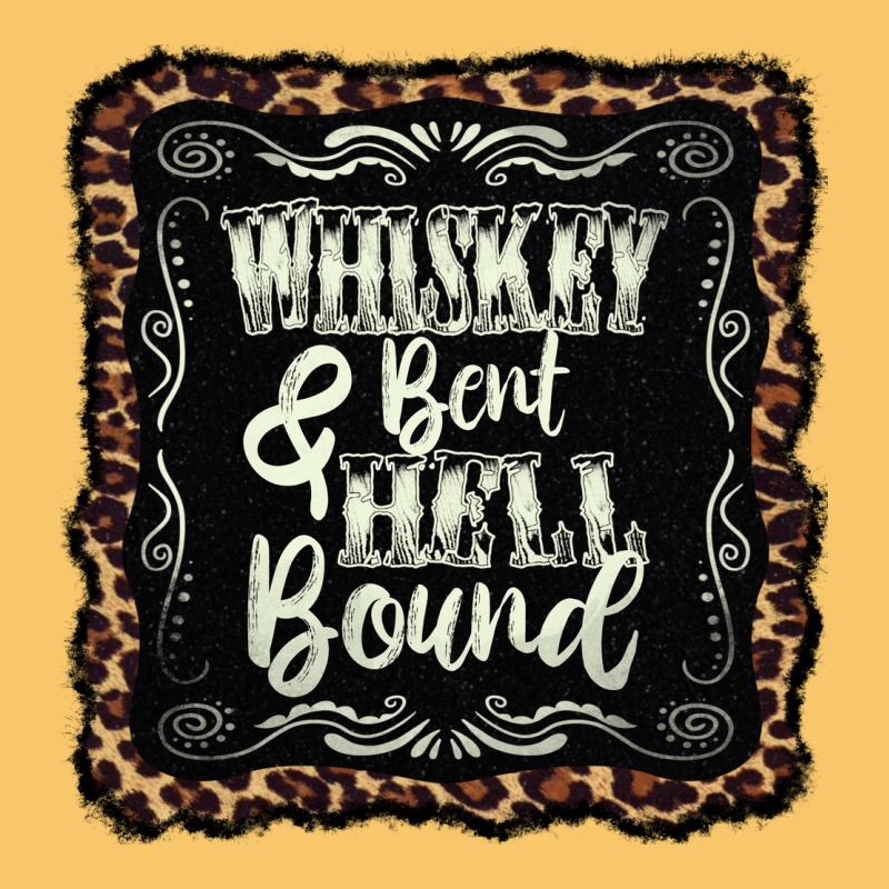 Whiskey Bent Hell Bound Black Vintage Hoodie by AdoDesignShop | Teevron