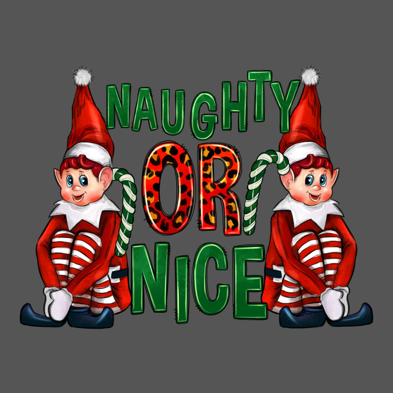 Naughty Or Nice Christmas Elfs Zipper Hoodie by FaDigitalArtStudio | Teevron