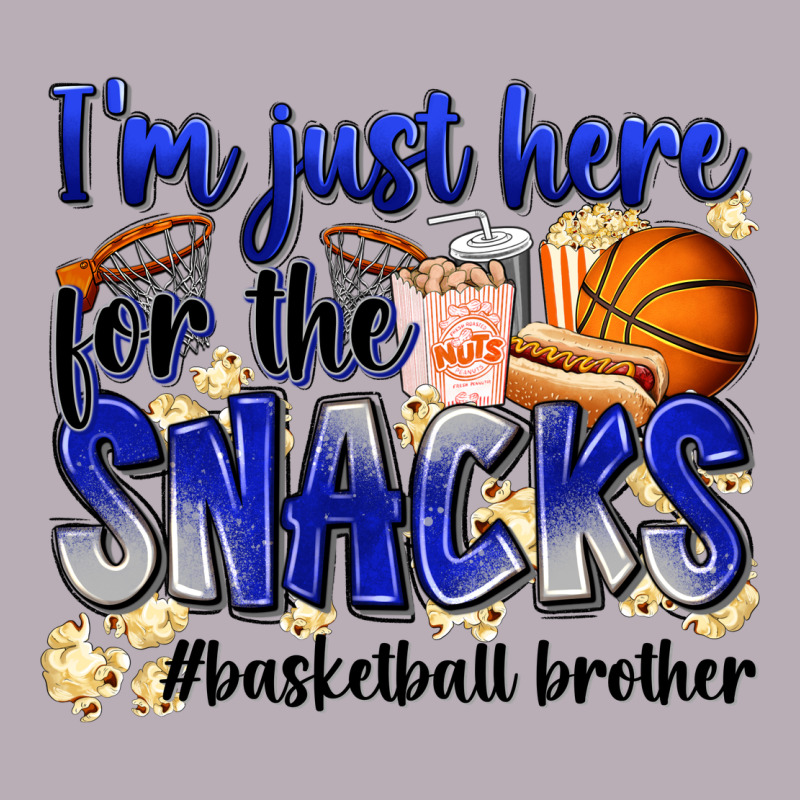 I'm Just Here For The Snacks #basketball Brother Vintage Tee by Zillion Design Studio | Teevron