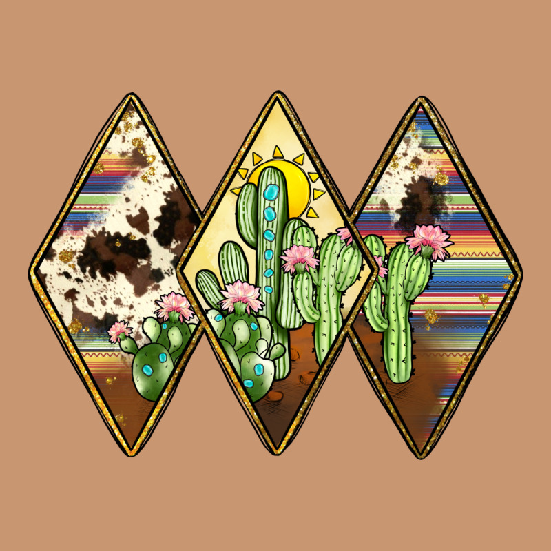 Cactus Serape Cowhide Heavyweight Hoodie by JahusDesignShop | Teevron