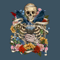 Flower Boho Skull Skeleton Urban Heavy Tee | Teevron