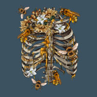 Flower Rib Cage Bees Urban Heavy Tee | Teevron