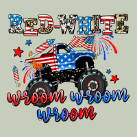 Red White Wroom Wroom Wroom Ladies Tee | Teevron
