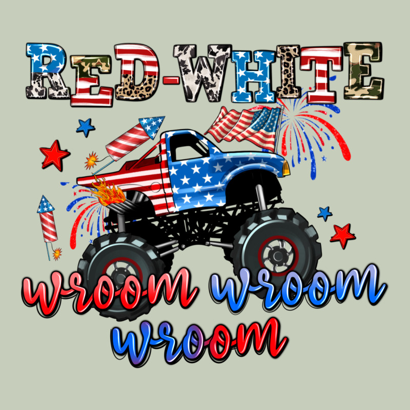 Red White Wroom Wroom Wroom Ladies Tee by AdoDesignShop | Teevron