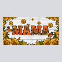 Sunflowers And Butterflies Mama License Plate Zipper Hoodie | Teevron