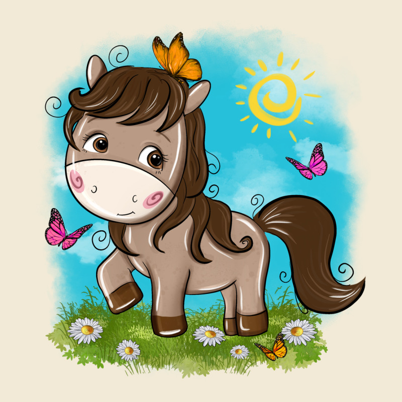 Little Cute Horse Premium Hoodie by NancyCooperArtShop | Teevron