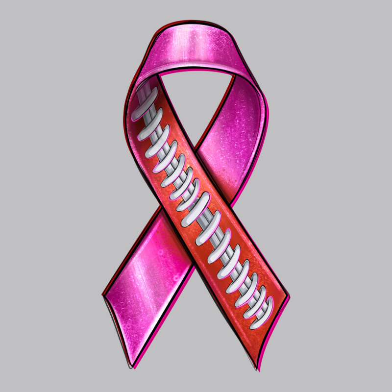 Breast Cancer Ribbon American Football Long Sleeve Tee by texasbilliewilder | Teevron