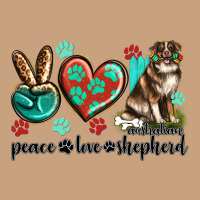 Peace Love Australian Shepherd Vintage Tee | Teevron