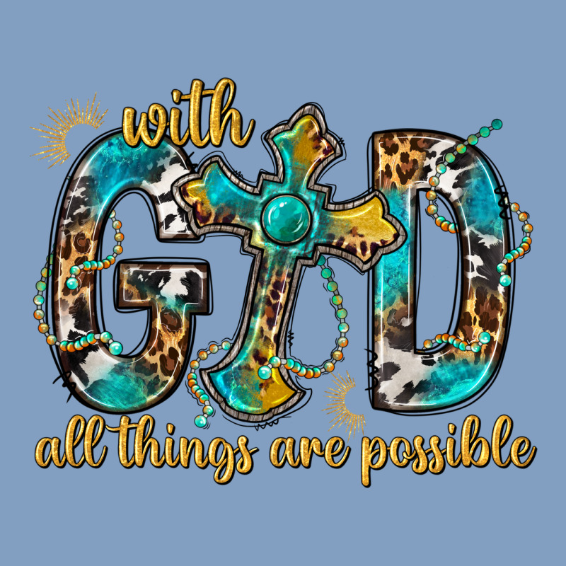 With God All Things Are Possible With Cross Urban Hoodie by BundleAndBundleShop | Teevron