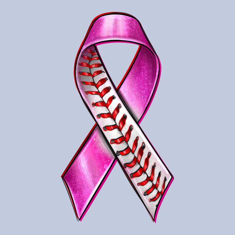 Breast Cancer Ribbon Baseball Long Sleeve Tee by texasbilliewilder | Teevron