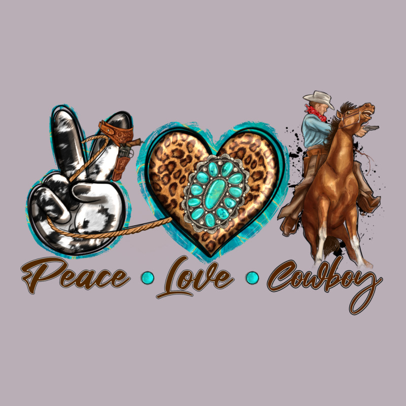 Peace Love Cowboy Vintage Tee by texasbilliewilder | Teevron