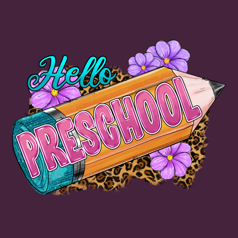 Hello Preschool Long Sleeve Tee by RanaPortraitStore | Teevron