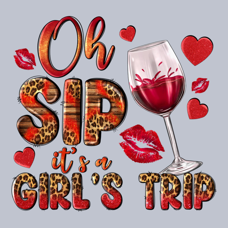 Oh Sip Its A Girls Trip Premium Hoodie by NancyCooperArtShop | Teevron