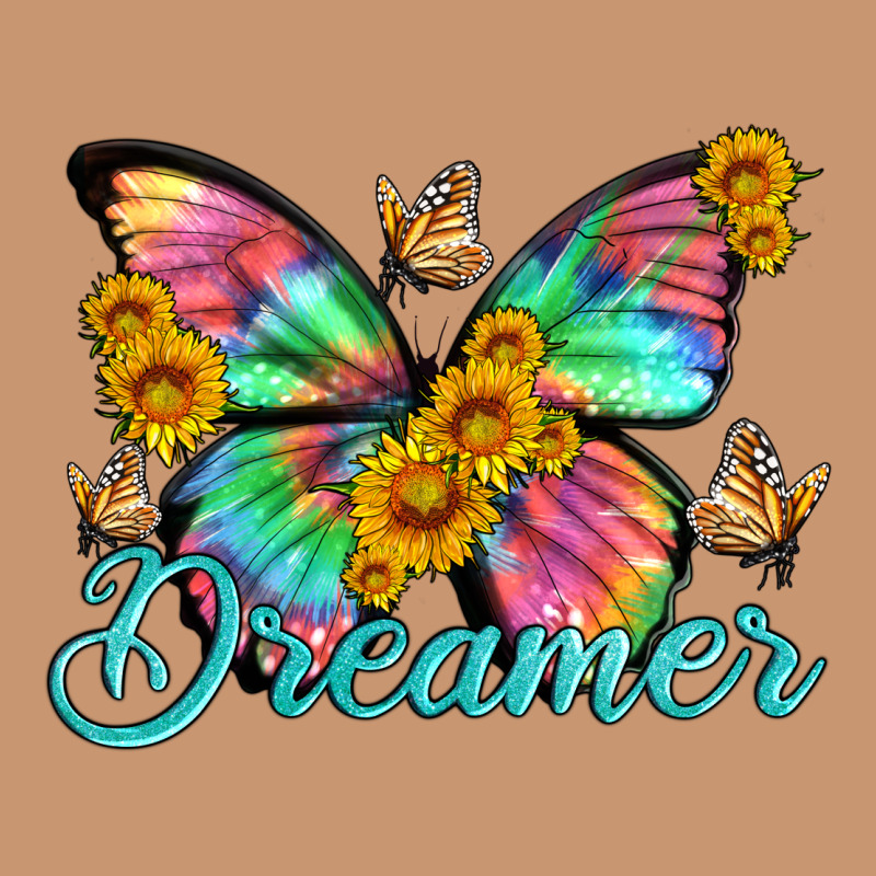Dreamer With Butterfly And Sunflowers Heavyweight Hoodie by Artiststas | Teevron