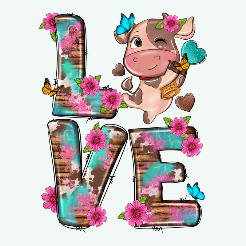 Love Little Cute Cow Premium Hoodie by NancyCooperArtShop | Teevron