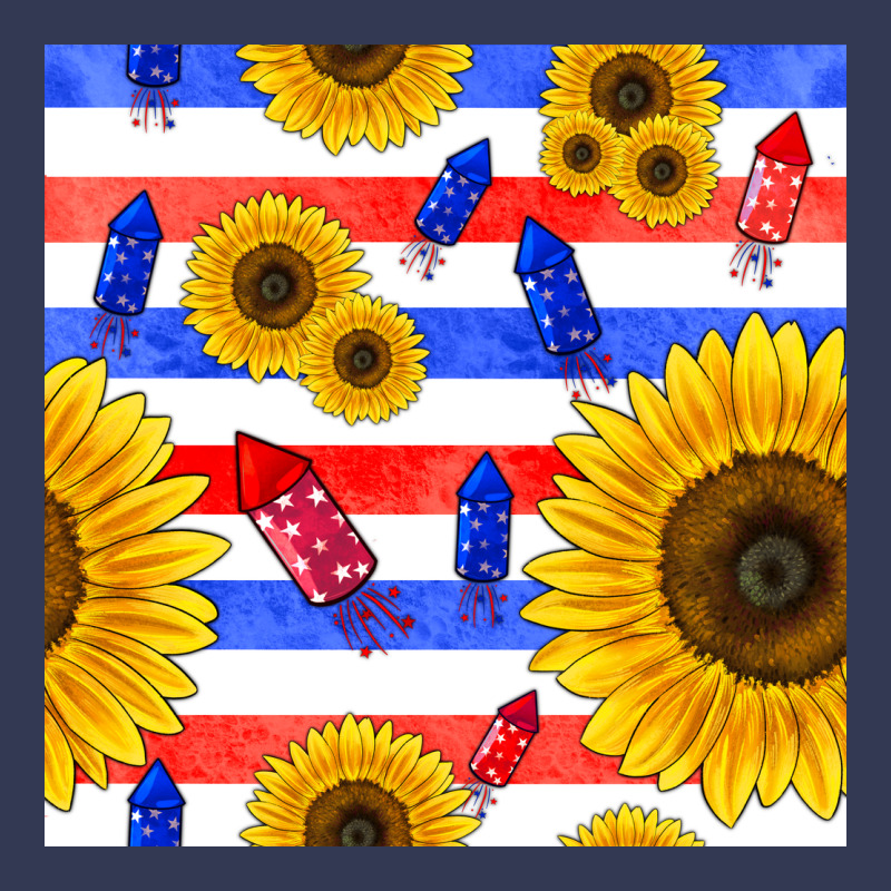 Patriotic Sunflowers Heavyweight Hoodie by BundleAndBundleShop | Teevron