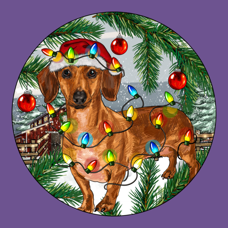 Dachshund Christmas Tree Vintage Tee by RanaPortraitStore | Teevron