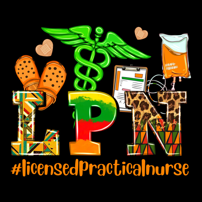 Lpn Juneteenth Licensed Practical Nurse Ladies Tee by AdoDesignShop | Teevron