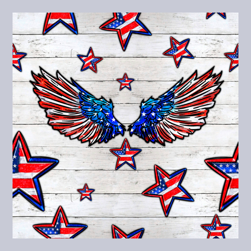 Patriotic Eagle Wing Heavyweight Hoodie by BundleAndBundleShop | Teevron