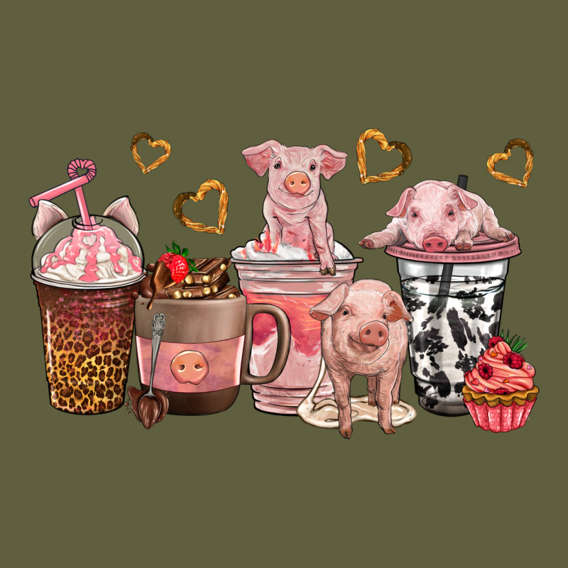 Pigs Coffee Cups Vintage Tee by texasbilliewilder | Teevron