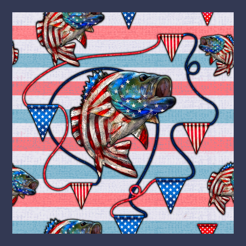 American Flag Bass Heavyweight Hoodie by BundleAndBundleShop | Teevron