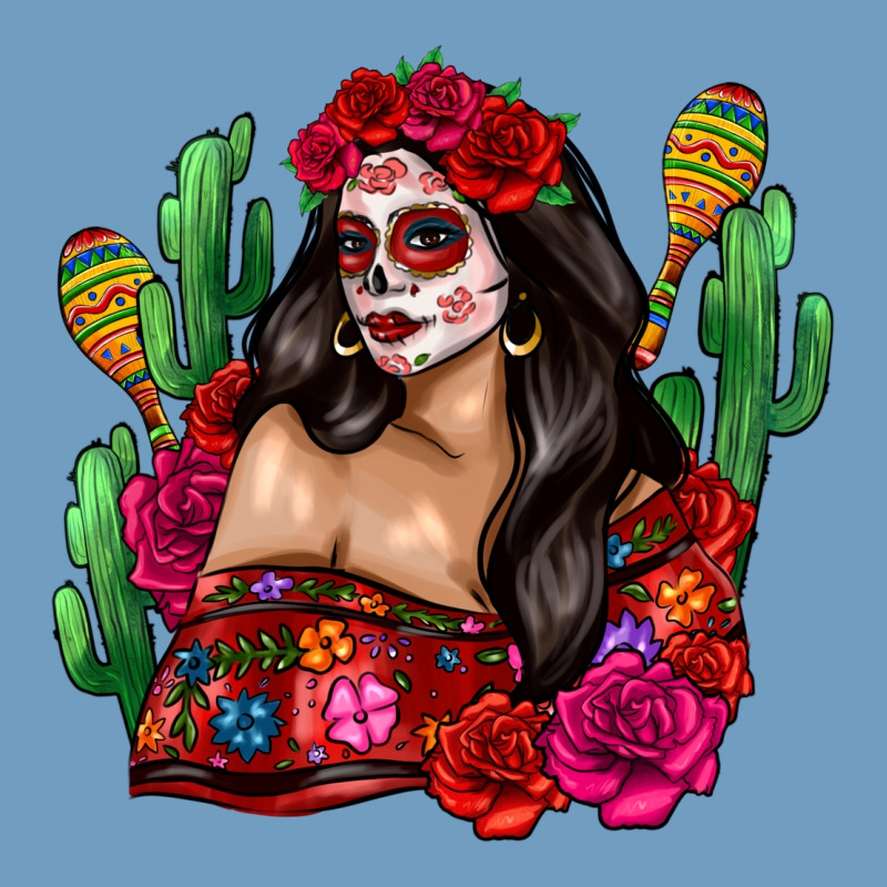 Mexico Girl Urban Heavy Tee by Zillion Design Studio | Teevron