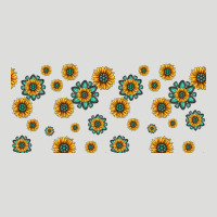 Sunflowers And Turquoise 16oz Libbey Glass Zipper Hoodie | Teevron