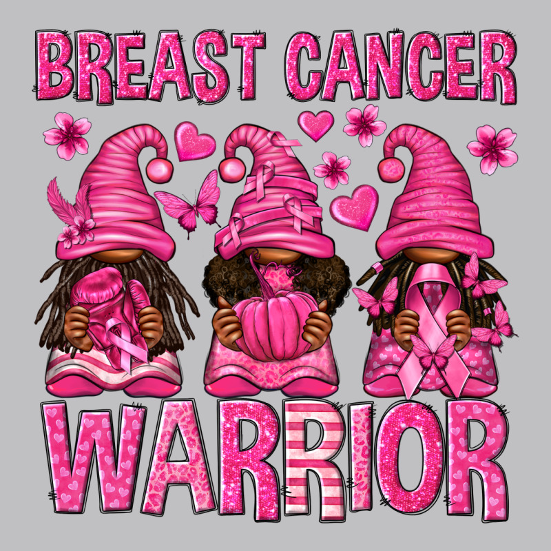 Breast Cancer Warrior Afro Gnomes Long Sleeve Tee by texasbilliewilder | Teevron
