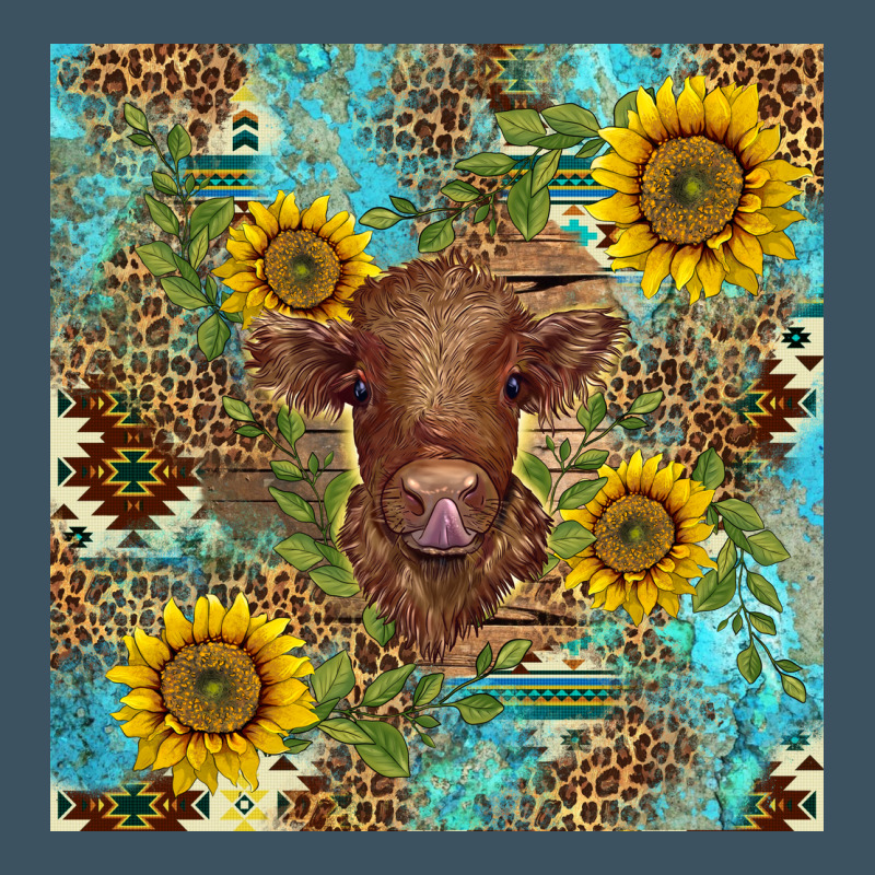 Western Highland Cow Urban Heavy Tee by BarkalooDesign | Teevron