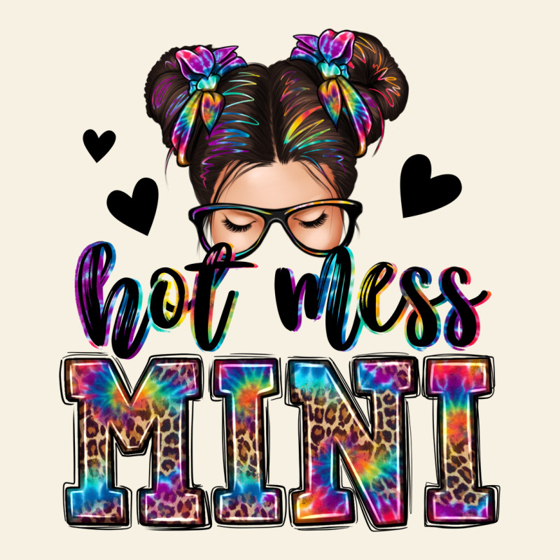 Mess Mini Messy Bun Vintage Tee by Zillion Design Studio | Teevron