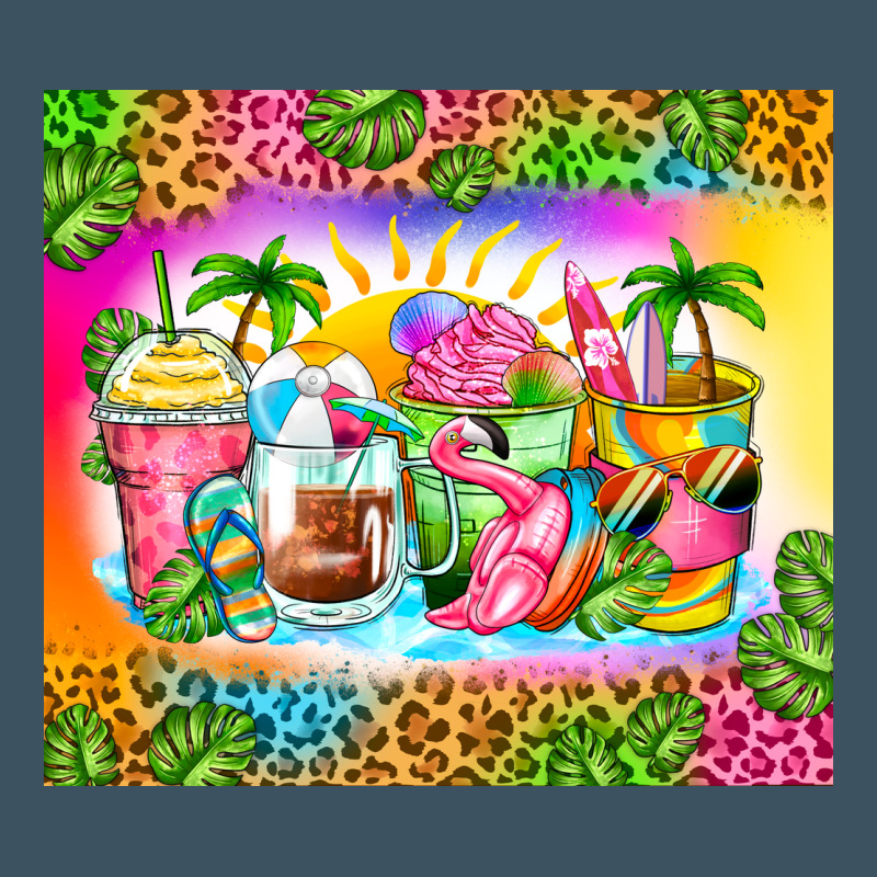 Summer Coffee Cups Urban Heavy Tee by Zillion Design Studio | Teevron
