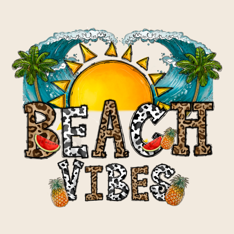 Beach Vibes Zipper Hoodie by CowhideDigitalArt | Teevron