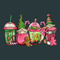 Pink Christmas Gnomes Coffee Cups Premium Sweatshirt | Teevron