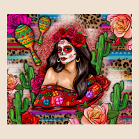 Mexico Girl Serape Urban Heavy Tee | Teevron
