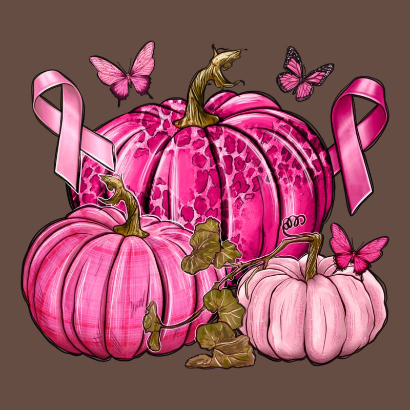 Breast Cancer We Wear Pink With Pumpkin And Ribbon Long Sleeve Tee by texasbilliewilder | Teevron