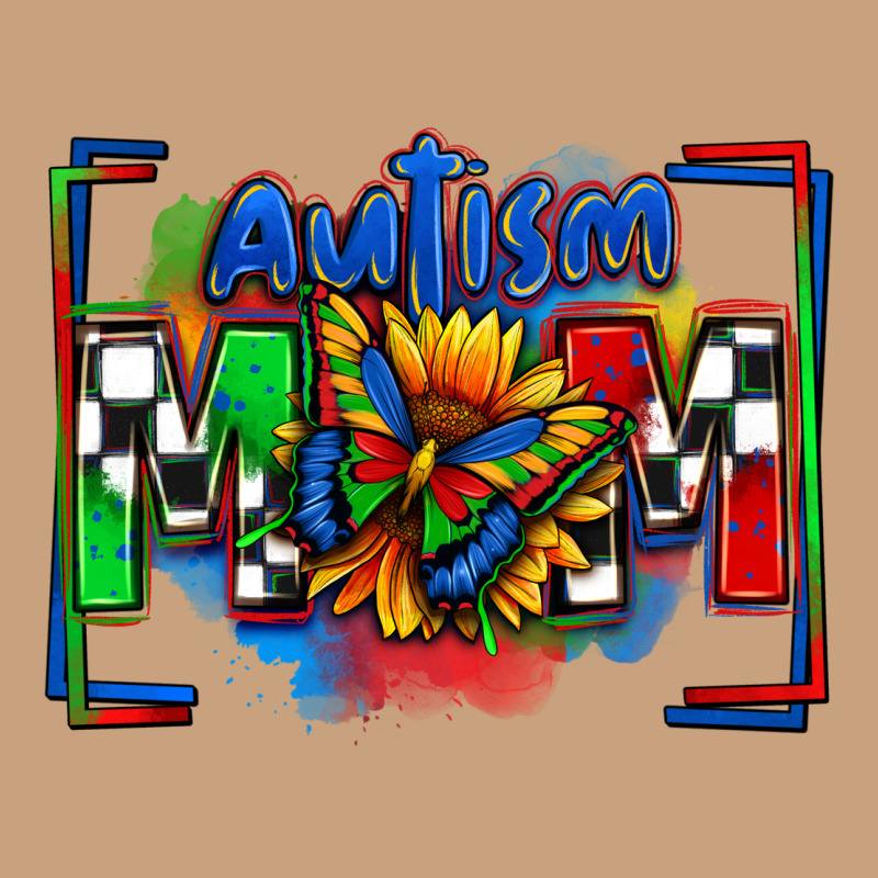 Autism Mom Checkered Flag Vintage Tee by Zillion Design Studio | Teevron